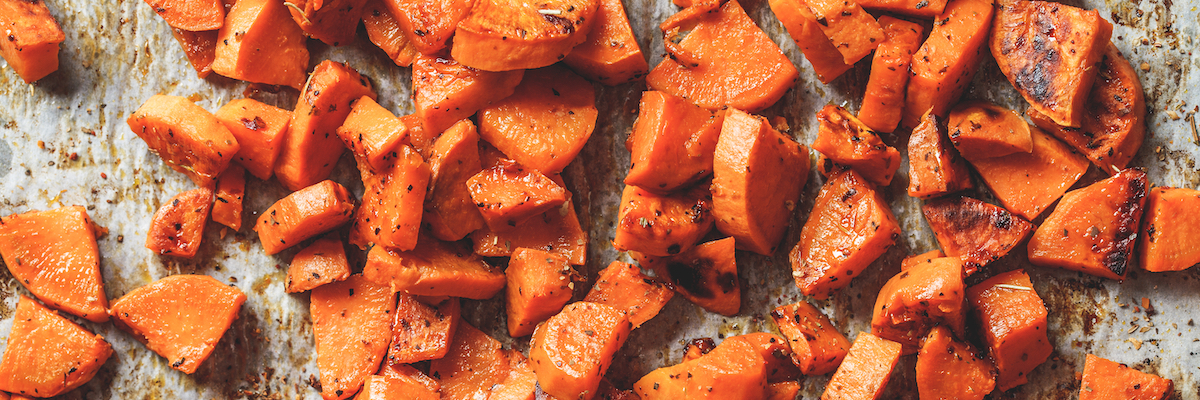 roasted sweet potatoes